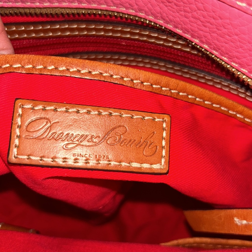HUGE MARKDOWN!!!  DOONEY & BOURKE pebbled leather TOTE* GORGEOUS..  really!!!! - Picture 7 of 13